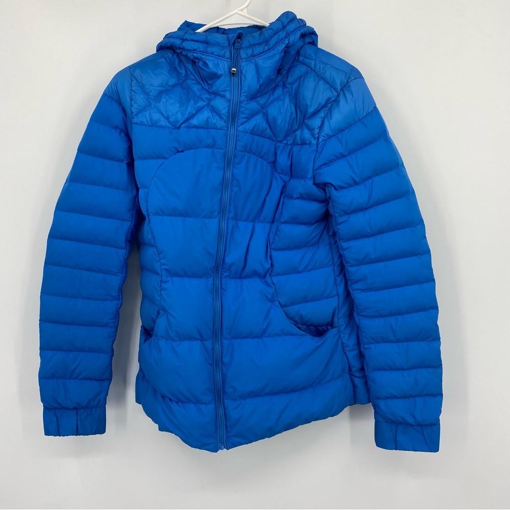 Lululemon Blue Fluffin Awesome Down Jacket 8